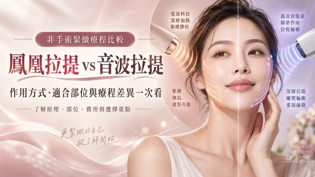 鳳凰拉提 vs 音波拉提怎麼選？作用方式、適合部位與療程差異一次看